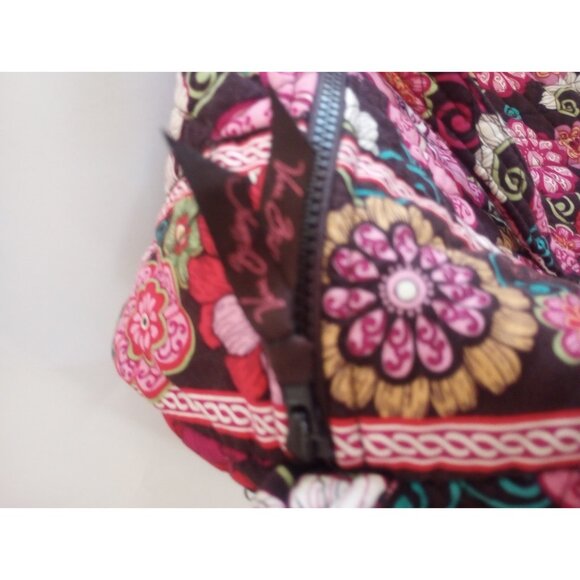 VERA BRADLEY FLORAL WEEKEND BAG LARGE TRAVEL TOTE - Picture 2 of 5